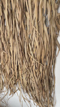 Load and play video in Gallery viewer, Large Woven Palm Leaf Wall Hanging on String
