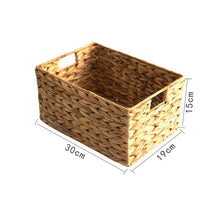 Load image into Gallery viewer, Water Hyacinth Storage Basket With optional Personalised Labels

