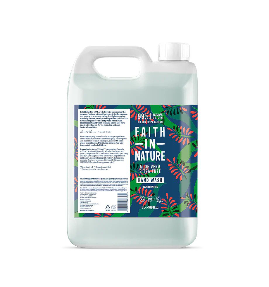 Faith in Nature Hand Wash 5 Litre Refill