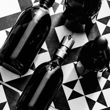 Load image into Gallery viewer, Amber Glass Or Plastic Dispenser Bottle With Metal Pump
