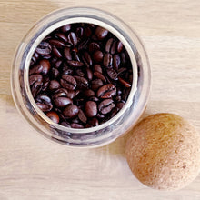 Load image into Gallery viewer, Set Of Tea, Coffee &amp; Sugar Cork Ball Jars
