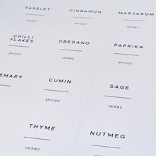 Load image into Gallery viewer, 5cm x 5cm Square White Waterproof Personalised Labels
