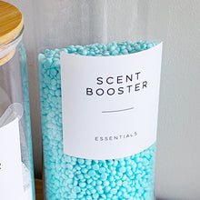 Load image into Gallery viewer, Glass Jar With White Personalised Label And Airtight Natural Bamboo Lid
