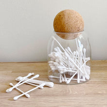 Load image into Gallery viewer, Cork Ball Glass Jar With Waterproof Personalised Label
