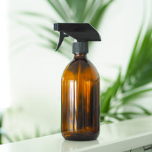 Load image into Gallery viewer, Amber Bottle With Black Trigger Spray
