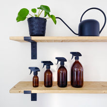 Load image into Gallery viewer, Amber Bottle With Black Trigger Spray

